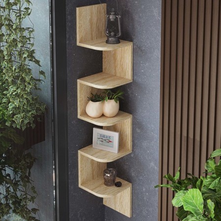 Corner hinged loft regiment, 224x224x1280, sonoma oak