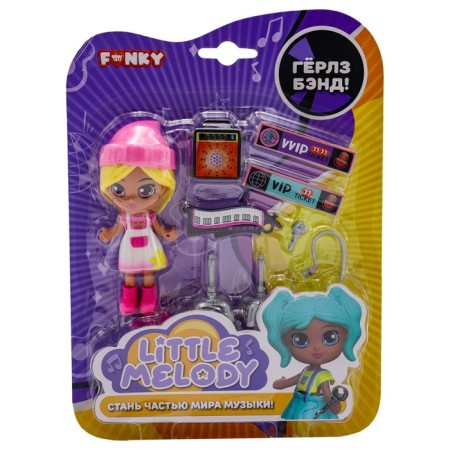 Set of game Funky Toys "Britney Puppet", with music accessories-1