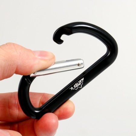 Carabiner with a latch, 7.5x4 cm, mix-3