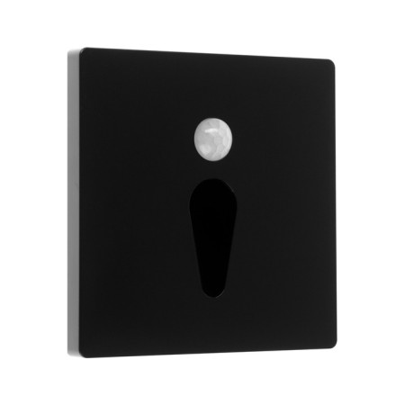 Built-in lamp for the stairs, NL-34, engine engine, 1.5 W, 60 lm, 3000k, black