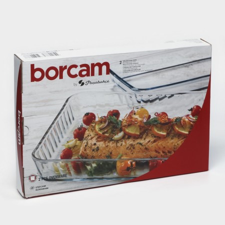A set of baking forms Borcam, 2 items: 1.9 l, 3.8 liters-13