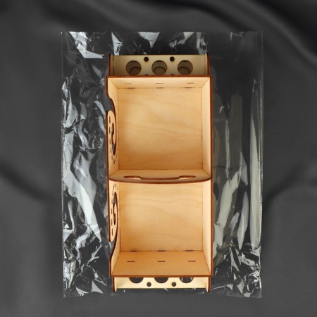 Gluminal room-organizer, 32 × 13 × 18 cm, beige color-4