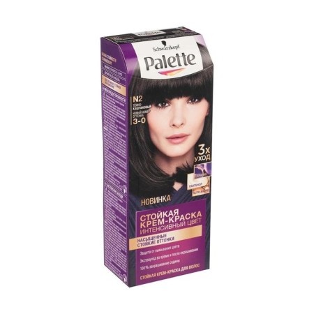 Cream-coloring hair Palette, tone No. 2, dark brown-5