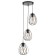 Bayerlux lamp "Bigli" 3he27 40W black 35x35x20-120cm