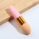 Makeup sponge with a drop “drop”, 10 × 2.5 cm, beige/pink color