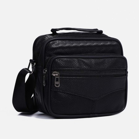 Male bag, black color