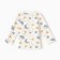 Longsliv children's color white/stars, height 68