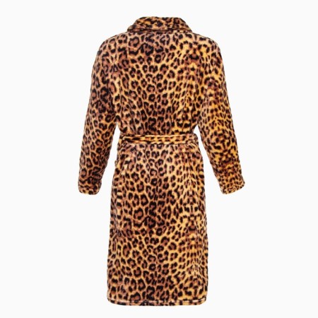 Lovelife "Leopard" robe, size S, microfiber, 100% p/e, 250 g/m2-6