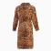 Lovelife "Leopard" robe, size S, microfiber, 100% p/e, 250 g/m2
