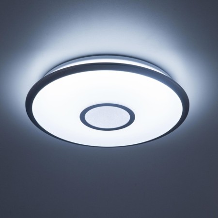 Lamp Citilux "Starlight" CL703A41G, 46.5x46.5x7.5 cm, 1x45W, LED, Gray color.-19