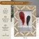 Photo frame plastic 10x15 cm "Golden Indian patterns on gray-beige" 18.5x13.8 cm