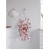 Apron of a kitchen with a photocrint "Blood traces", adjustable, size OS