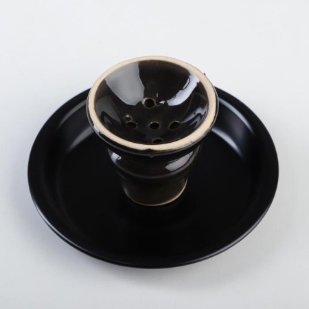 Hookah "Black Tower", 53 cm, 1 pipe, black-6