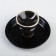 Hookah "Black Tower", 53 cm, 1 pipe, black