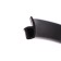 Door sealing into a car, r-shaped, self-adhesive, 3 m, black