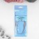The knitting needles are circular, for knitting, with a metal cable, d = 7 mm, 50 cm
