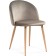 ALDO Metal Carcass stained metal/velor, natural/beige 50x50x77.5 cm