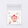 BOPP package with sticky tape, "Korean style", 7*7+3cm mix