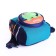 Baby backpack on lightning, 3 outer pockets, green color