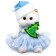 Soft toy "Lee-Lee Baby", in the New Year's suit, 20 cm