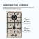 Hon surface Delvento V30V20R001, gas, 2 burners, beige