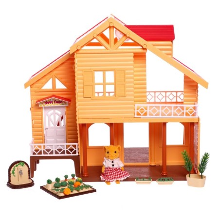 House-dacha for animals, with furniture and accessories-1