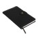 Planing pocket incomparable 80 sheets, 100 x 170mm, Devente.elizabeth, a solid cover of leatherette with foam, Slocation, Block 70, Black