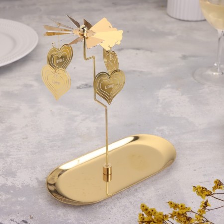 Carousel Carousel Curlery, Gold, Metal, 8.5 x 18 cm-1