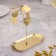 Carousel Carousel Curlery, Gold, Metal, 8.5 x 18 cm