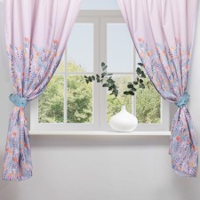 A set of curtains for the kitchen with sequences of Etel MEOW 145x180cm-2 pcs., 100% p/e