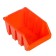 Metizov tray No. 3, 230x170x125 mm, orange