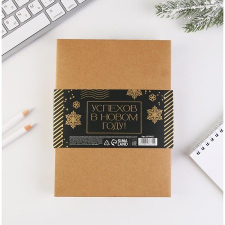 Gift New Year's Set of Chancellery in the box "New Year's Post"-8