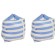 Obsarens for swimming "on the wave", white/blue color