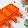 Ice Cream Form "Venice", silicone, 19.3 × 11 × 2.4 cm, 4 cells (5.5 × 2.9 cm), Mix color