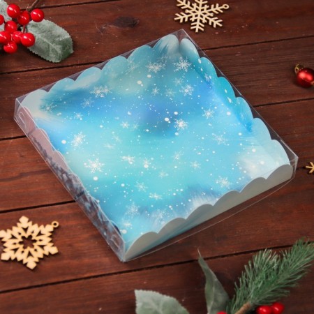 Bearbox "Winter Forest", 18 x 18 x 3 cm