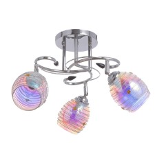 Abbella chandelier 3x40W E27 Chrome Model: 2612381