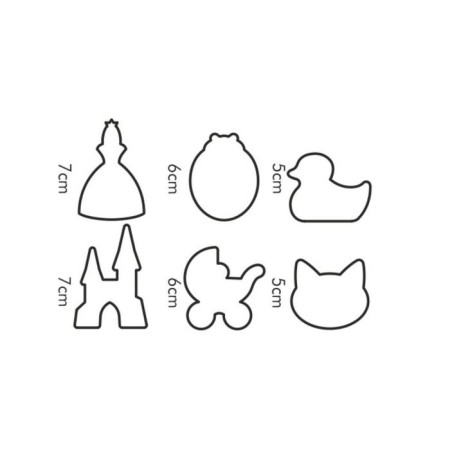 Tescoma delicia kids baking molds, 6 pcs-1