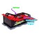 Set Skate Park "Trick: Jump jumping", Fingerboard with railings on ladder