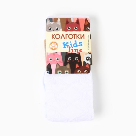 Pantyhose children, white color, height 152-158 cm-3