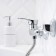 Shower mixer RMS SL86-003, one-leaf, with a shower set, chrome