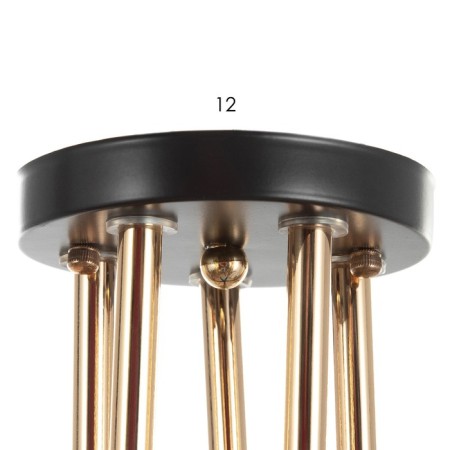 Chandelier N5031/5 COF+FGD coffee/gold 5x60W E27 66x66x24cm-5