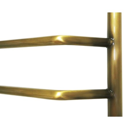 Domoterm electric heated towel rail "Laura", 500 x 985 mm, 12 crossbars, left, bronze-2