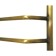 Domoterm electric heated towel rail "Laura", 500 x 985 mm, 12 crossbars, left, bronze