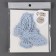 Set for decorating "Butterflies", set 12 pcs, color of makarun blue