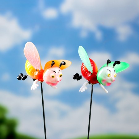 Plug "cheerful bee" 40cm, set 2pcs, mix-1