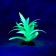 The plant is artificial aquarium, luminous, 10 cm, green