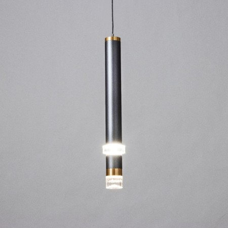 Suspension lamp "Regent" LED 5W 4000k gray 3.3x3.3x30-130cm