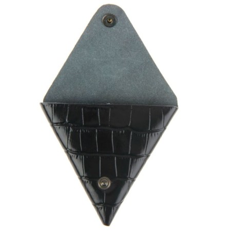 Case for coins on the button, the color is black-1
