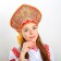 Kokoshnik "Pavlovo-Posad pattern", with flowers