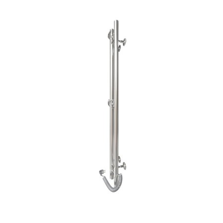The towel electric "Sanprise" duet circle, 100x1200 mm, right, chrome-2